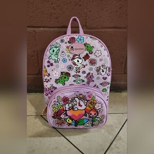 Tokidoki Unicorns & Flowers Mini Backpack Pink NWT